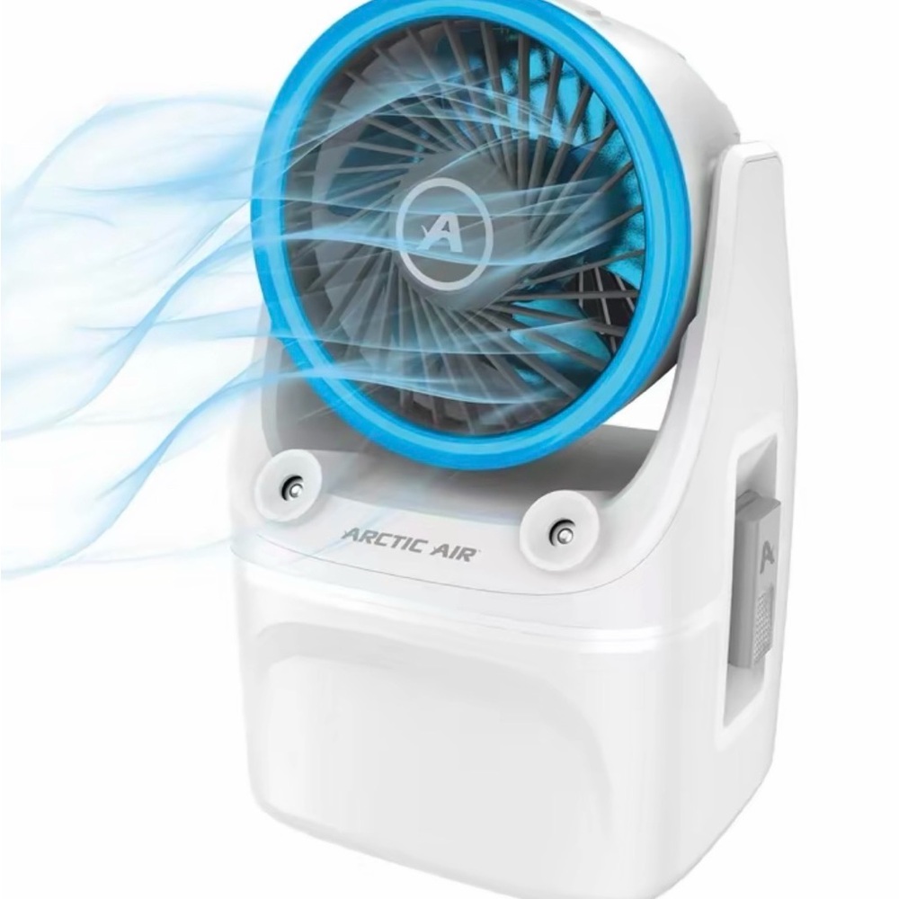 Arctic Air Personal Evaporative Cooler - White & Blue